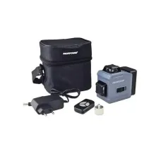 Уровень лазерный PROFIPOWER 12 зеленых лучей, Li-on, NL-12G, пульт ДУ, переходник, З/У E0214